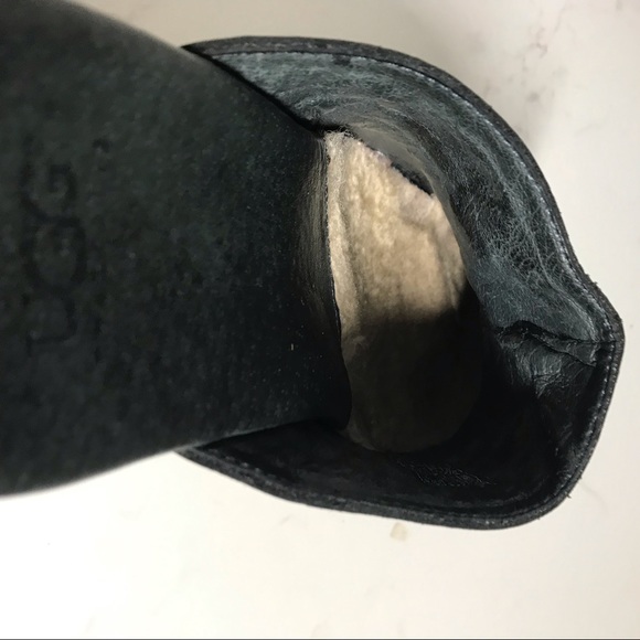 UGG Vivica black leather braided clogs - Picture 11 of 16